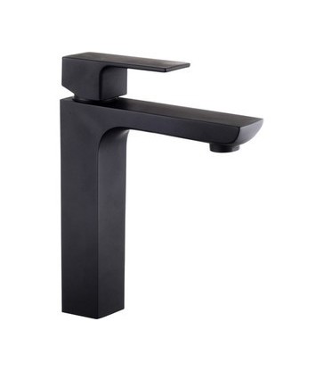 SERIE ELEGANT GRUPPO LAVABO MONOCOMANDO NERO OPACO